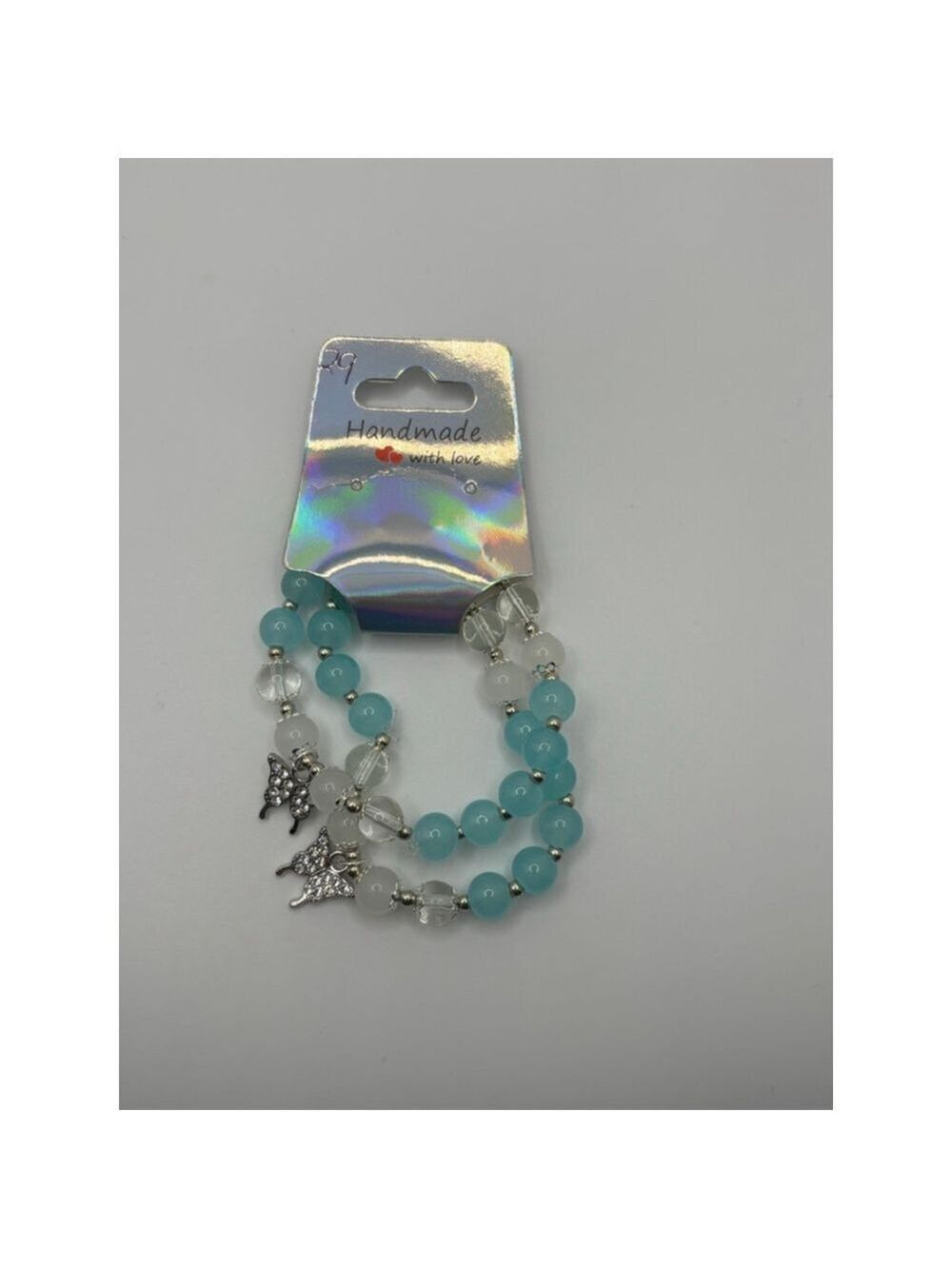 Butterfly Charm Beaded Bracelets